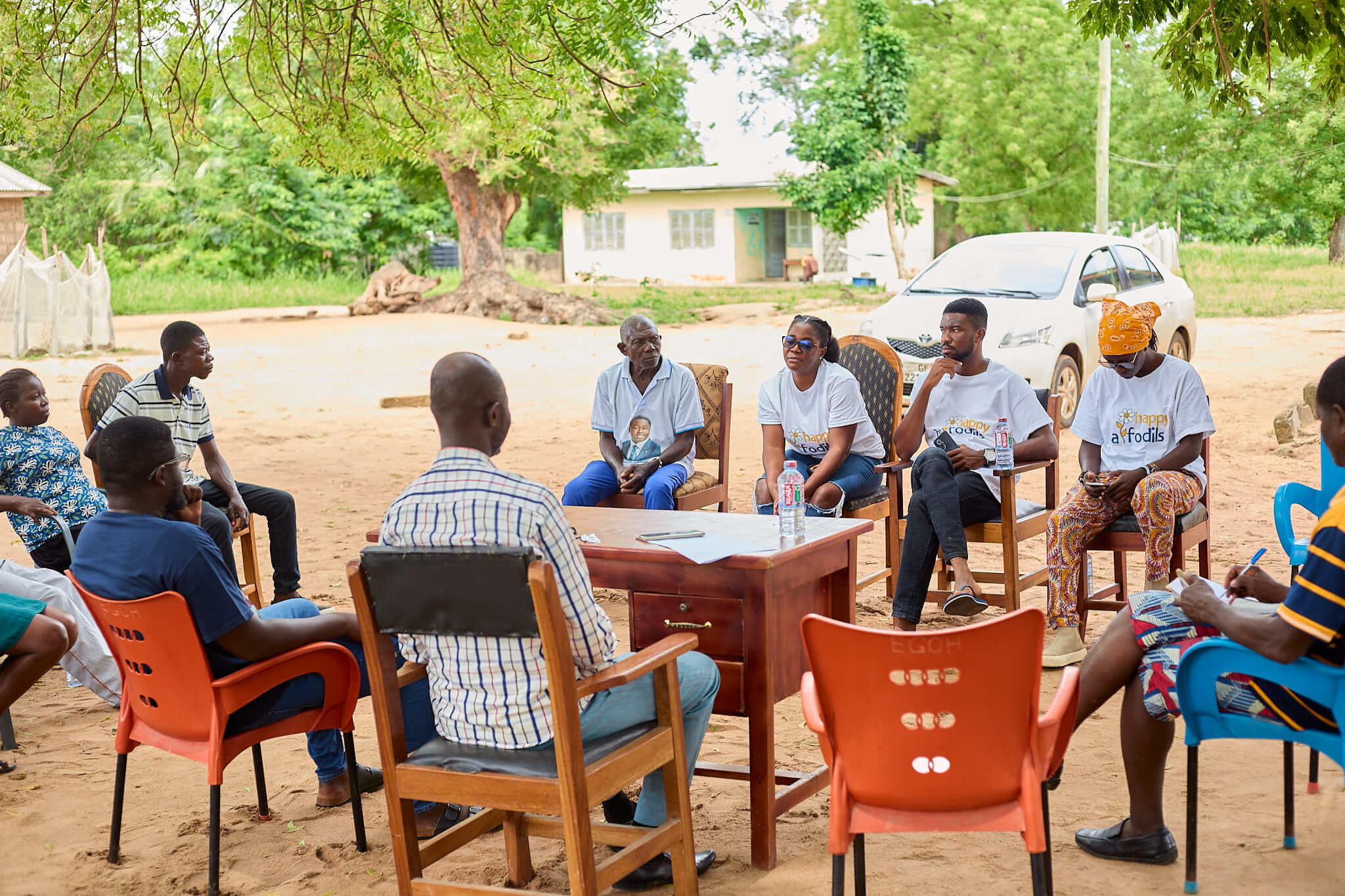 Needs Assessment Meeting for "Operation Theory  Is Not Enough" initiative between the Happy Daffodils Team and Stakeholders.